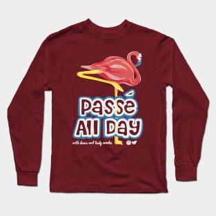 Passé All Day Flamingo Ballet Long Sleeve T-Shirt